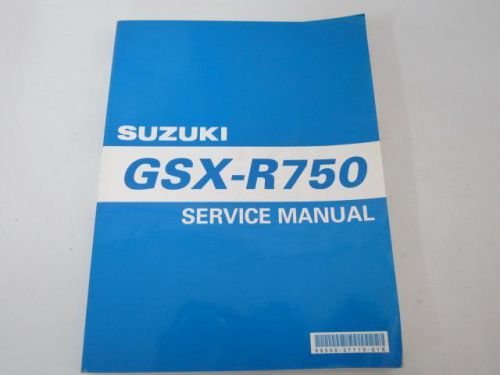 Oem suzuki gsx-r750 gsxr 750 service manual 99500-37110-01e