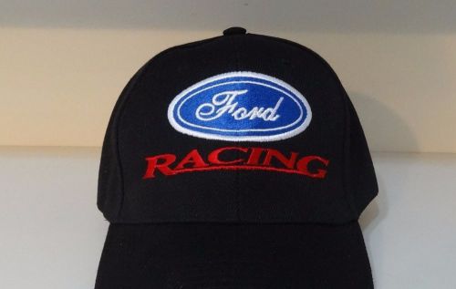 Ford racing baseball cap hat embroidery logo (black)