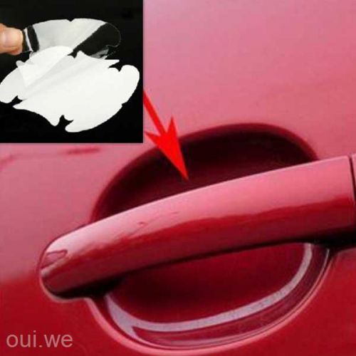 4pcs universal clear side door handle paint scratch protect film sticker paster