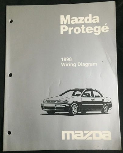 1998 mazda protege factory oem wiring diagram &amp; service highlights manual