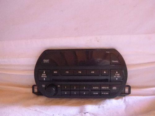 -03 nissan altima factory radio cd player face plate py020 28185-8j100 bb62941