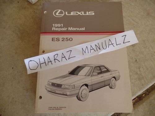 1991 lexus es250 service repair manual oem