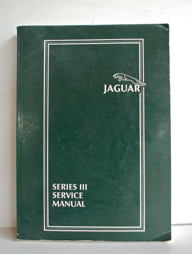 Jaguar series iii service manual book 1 and electrical chart jaguar xj book