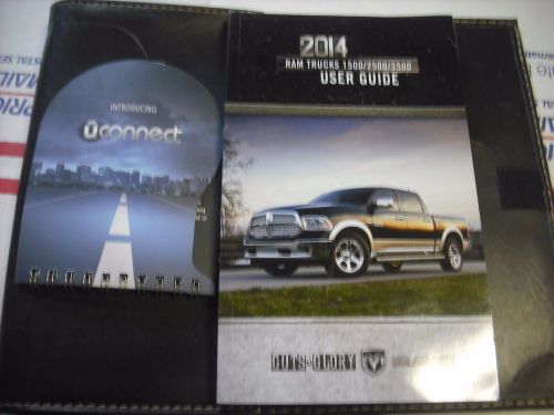 2014 dodge ram truck 1500/2500/3500   owners manual &amp; case