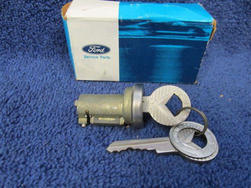 1965 ford fairlane trunk lock cylinder with keys nos ford  716