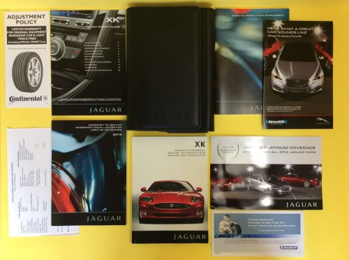 2013 jaguar xk xkr coupe conv owners manual full set oem binder item #f3