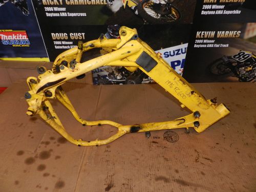 1996 husaberg fc 600 main frame large chassis yellow oem used fe 400 450 501 650