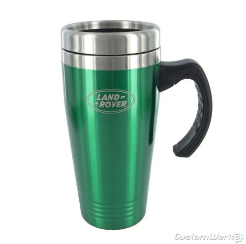 Land rover green stainless steel coffee tumbler mug