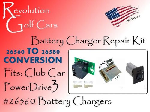 Battery charger repair kit, fits: club car (powerdrive3 #26560) 26580 conversion