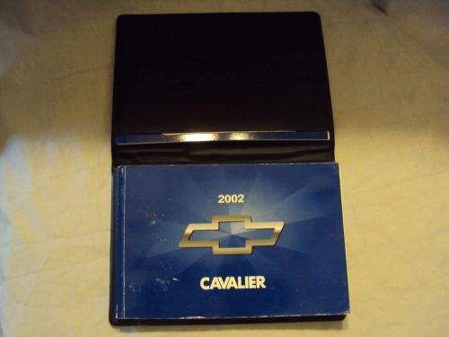 2002 chevrolet cavalier owners manual