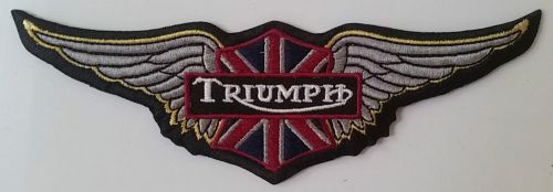 Triumph &#034;wings&#034; cloth patch