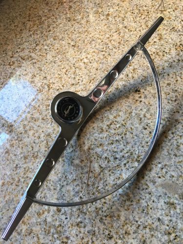 1963 chevy impala del ray biscayne bel air original steering wheel horn ring