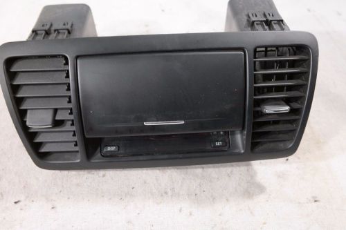 05-09 subaru outback central dash coin storage compartment cubby vents clock