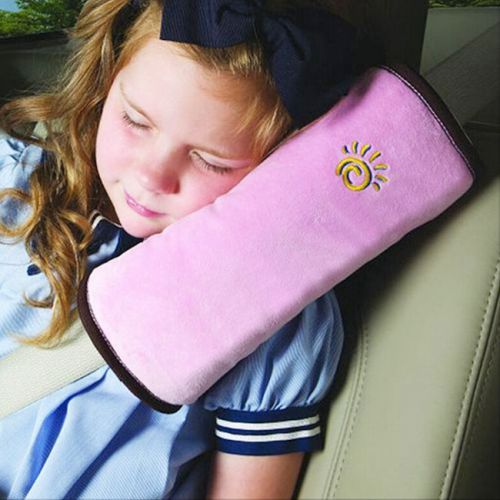 Child safety seat belt pink pillow auto harness car shoulder pad cushion strap