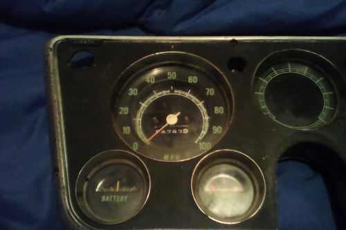 1967-72 c10 gm chevy truck pick up blazer gauge dash cluster  speedo