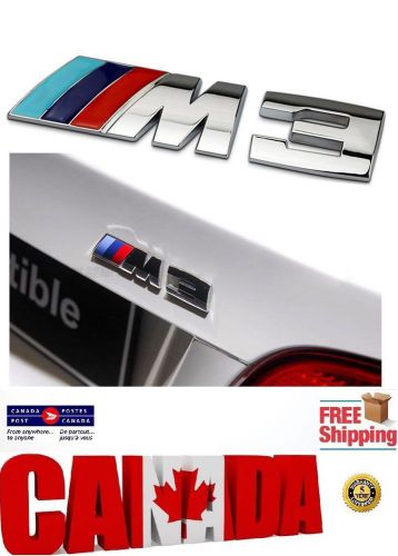 Car m3 power car logo hood decal sticker emblem badge for bmw m3 3 series new