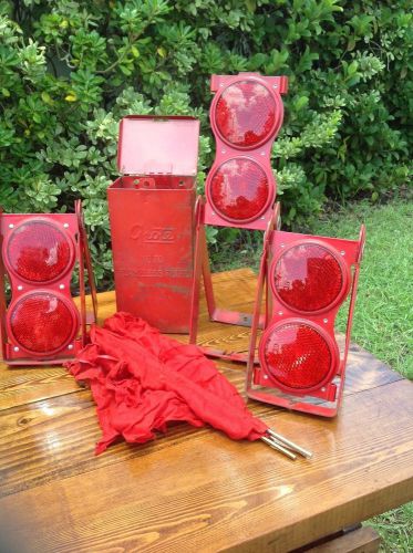 Vintage grote reflector flameless flare auto /truck car roadside safety