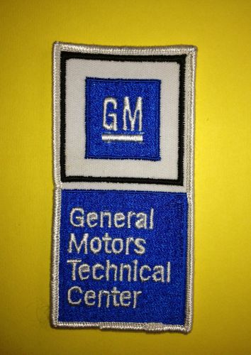 Rare vintage 1970&#039;s general motors gm technical center car club jacket hat patch
