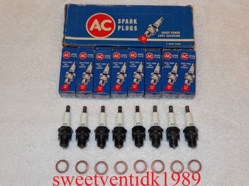 ‘nos’ ac-45 spark plugs......‘no green rings’...... mfg. from 1956-1959