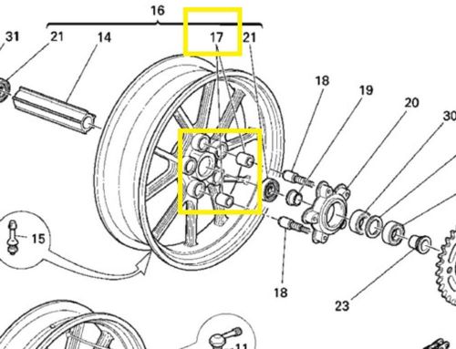 Ducati oem replacement sprocket hub bushing 70010591a