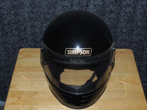 Simpson carbon fiber motorcycle helmet size 7-3/4
