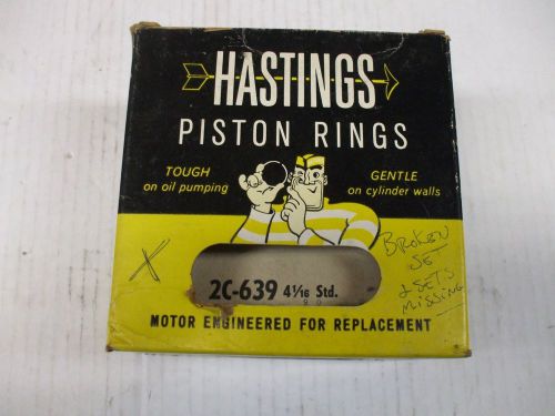 Nos hastings 2c-639 hastings partial ring set-1960&#039;s pontiac 370, 389