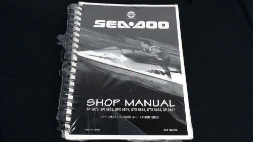 Nos genuine seadoo 1995 sp spi spx gts gtx xp hx xp800 service shop manual
