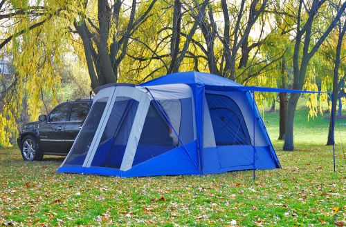 Napier sportz 84000 6-person suv/ minivan tent with screen room - blue/ grey