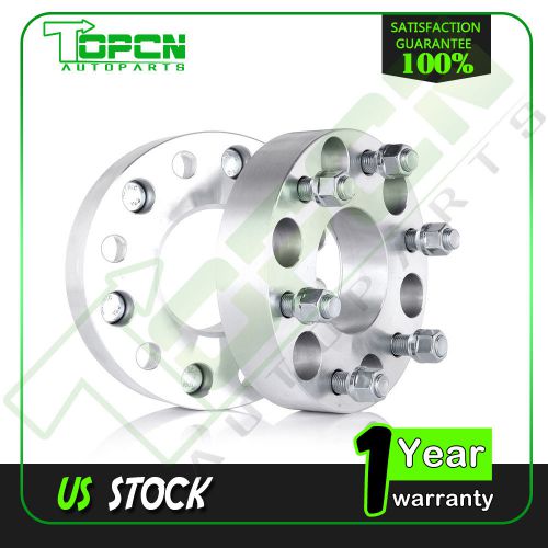 2pcs 1.5&#034; wheel spacers adapters 6x5.5&#034; 6x139.7mm for 1999-2016 chevy silverado