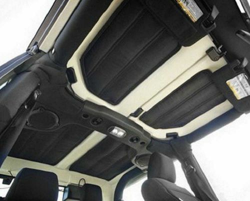 Gray hardtop sound deadener &amp; insulation for jeep wrangler jk 2 doors 2012-2016