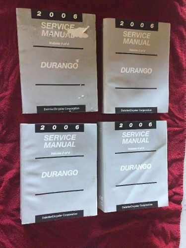 2006 dodge durango service manuals