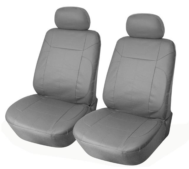 Front car seat covers compatible with nissan 153 gray