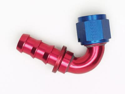 Aeroquip socketless hose end -10 an socketless barb female 120 degree fbm1544