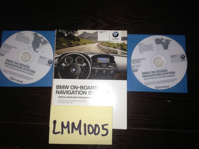 2013 bmw navigation dvd professional map update 2 disc (set) replaced 2012 dvd