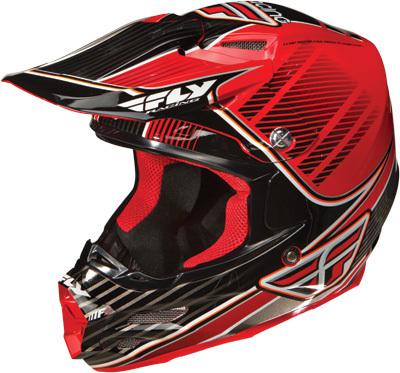 Fly racing f2 carbon helmet - canard replica red/black 2xl