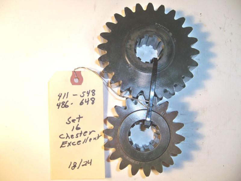 5.48 / 6.48 chester premium sprint quick change gears  nascar late model