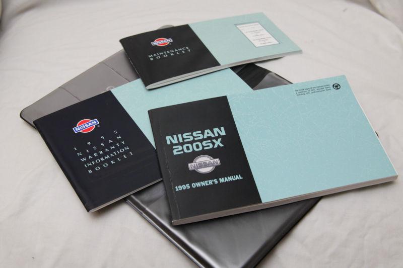 1995 nissan 200sx sentra owner's manual complete 