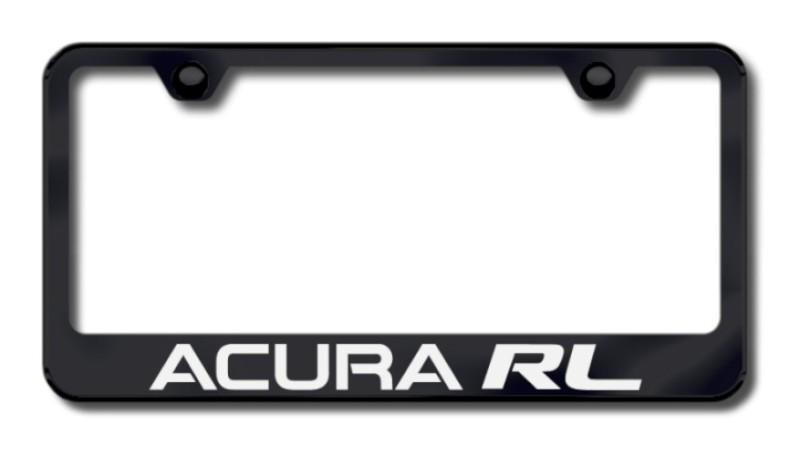 Acura rl laser etched license plate frame-black lf.arl.eb made in usa genuine