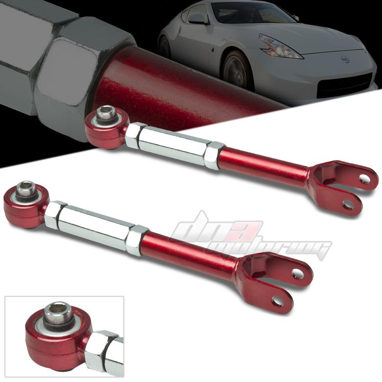 09-13 370z z34/gtr/gt-r r35/g37 v36 red adjustable rear camber suspension kit