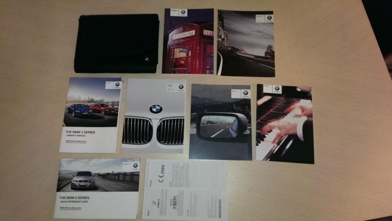 2012 bmw 328i 335i xdrive 335is m3 coupe/conv owners manual with case+ cd
