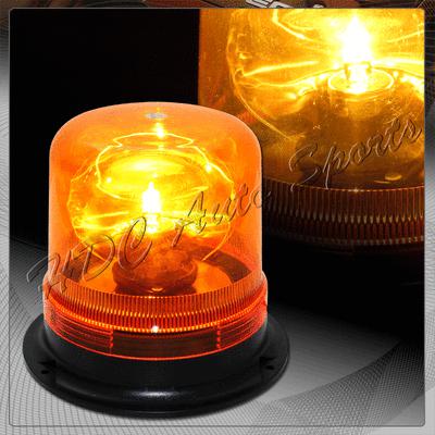 Rotating revolving amber magnetic hazard warning h1 bulb strobe light beacon