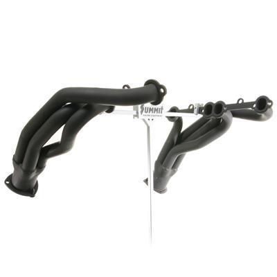 Flowtech headers mid-length steel painted chevy gmc suv pickup small block pair