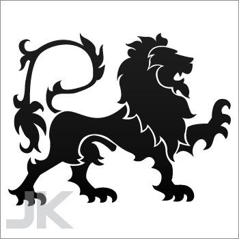 Decals sticker lion lions angry attack predator jungle wild cat 0502 xfagz