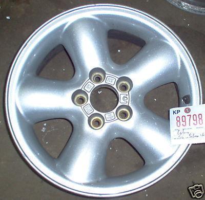 Cadillac 97 98 99 catera alloy rim 16x7 wheel 5 spk slv 1997 1998 1999