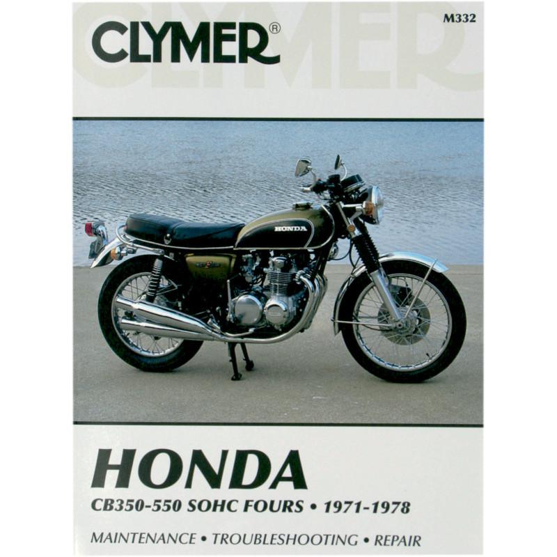 Clymer m332 repair service manual honda 350-550cc sohc fours 1971-1978