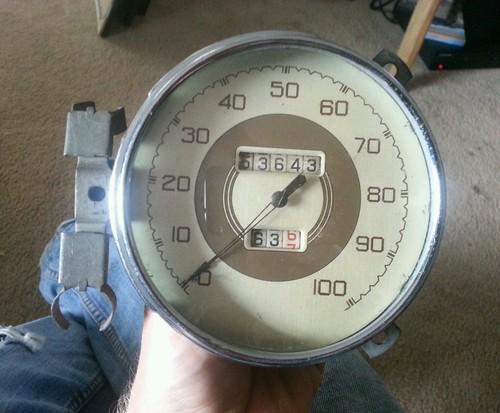 1937 ford speedometer gauge