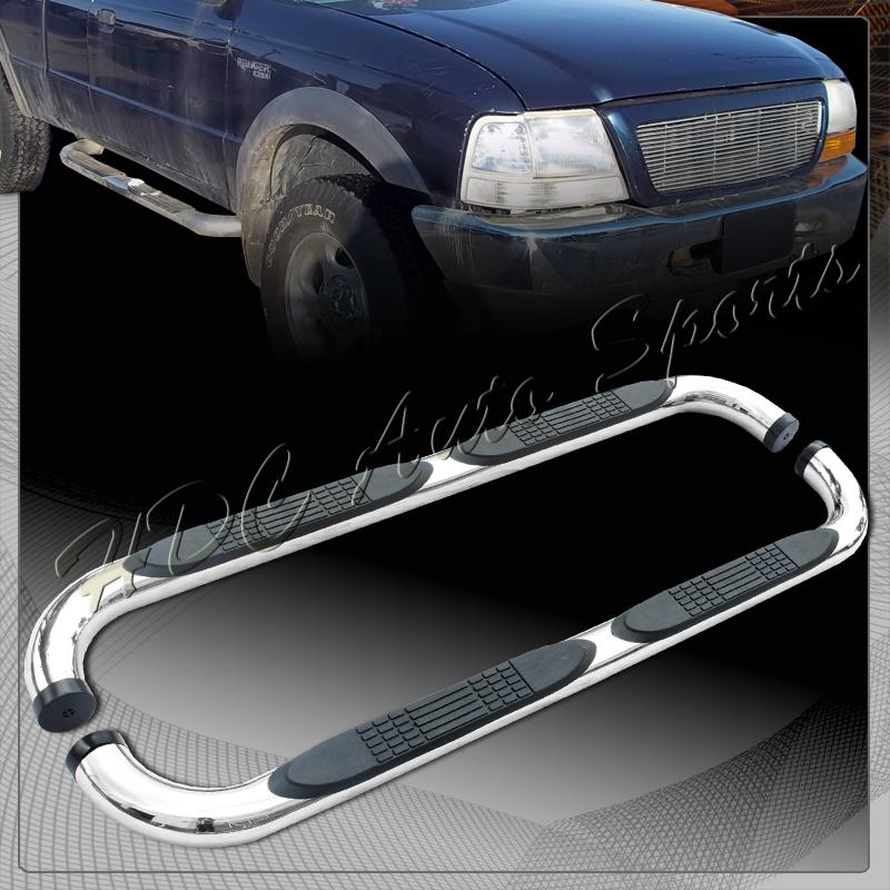 1998-2001 ford ranger edge 1998-2009 mazda b super cab nerf side step rail bar