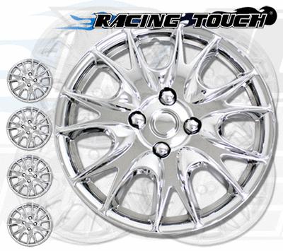 Metallic chrome 4pcs set #533 14" inches hubcaps hub cap wheel cover rim skin