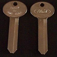 Original 1970's - 1980's factory ford key blanks, new, uncut. free shipping!