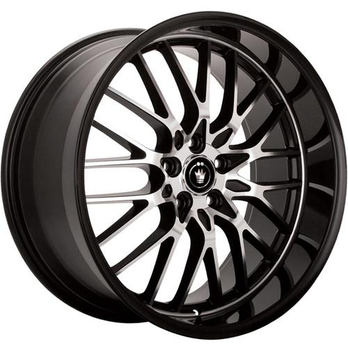16x7 black konig lace wheels 5x100 5x4.5 +40 chevrolet cavalier